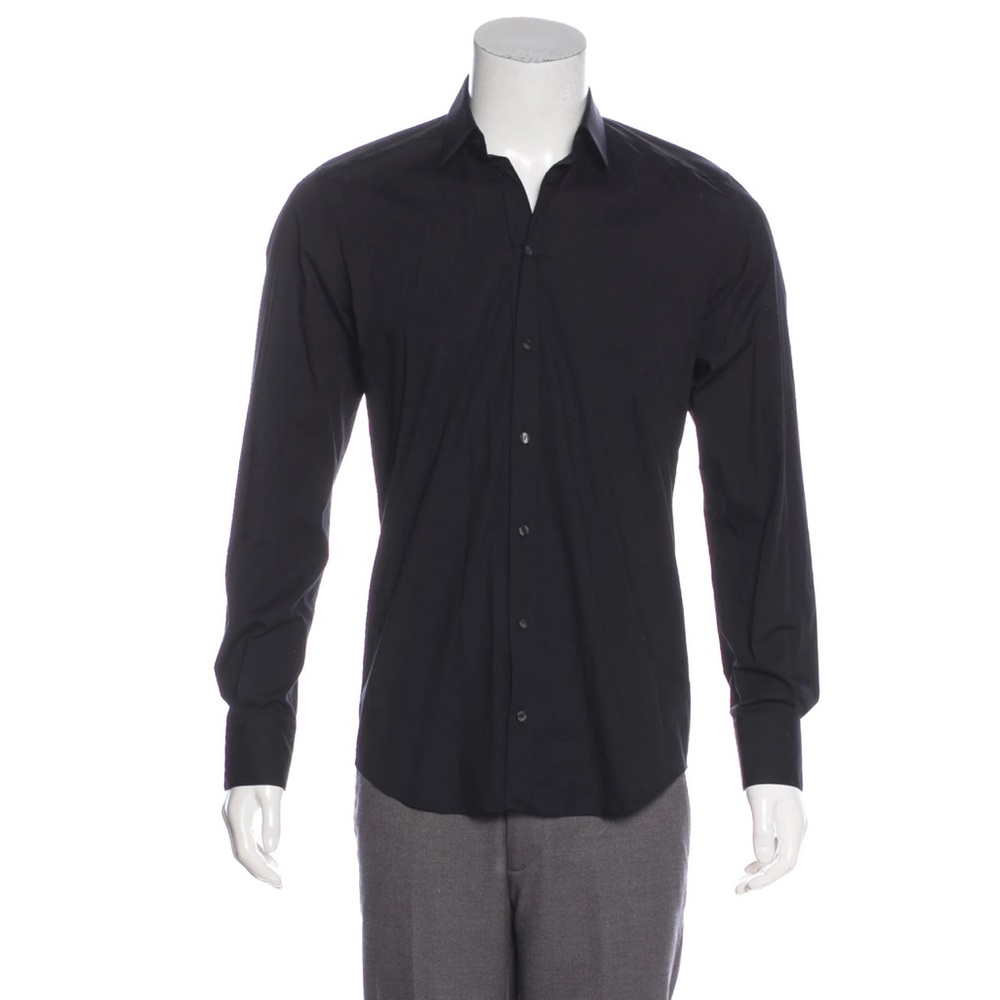 Men’s black Dolce & Gabbana dress shirt